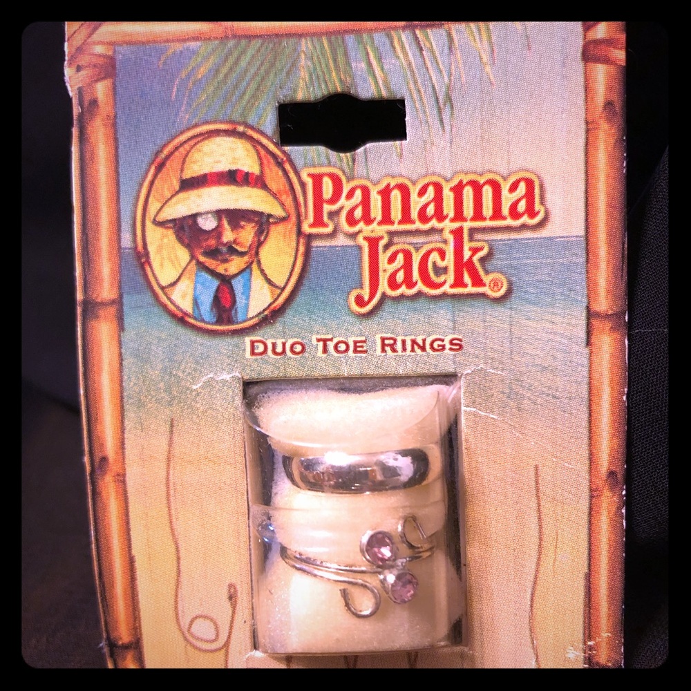 NIB Panama Jack toe ring set